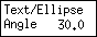 [TEXT/ELLIPSE ANGLE]
